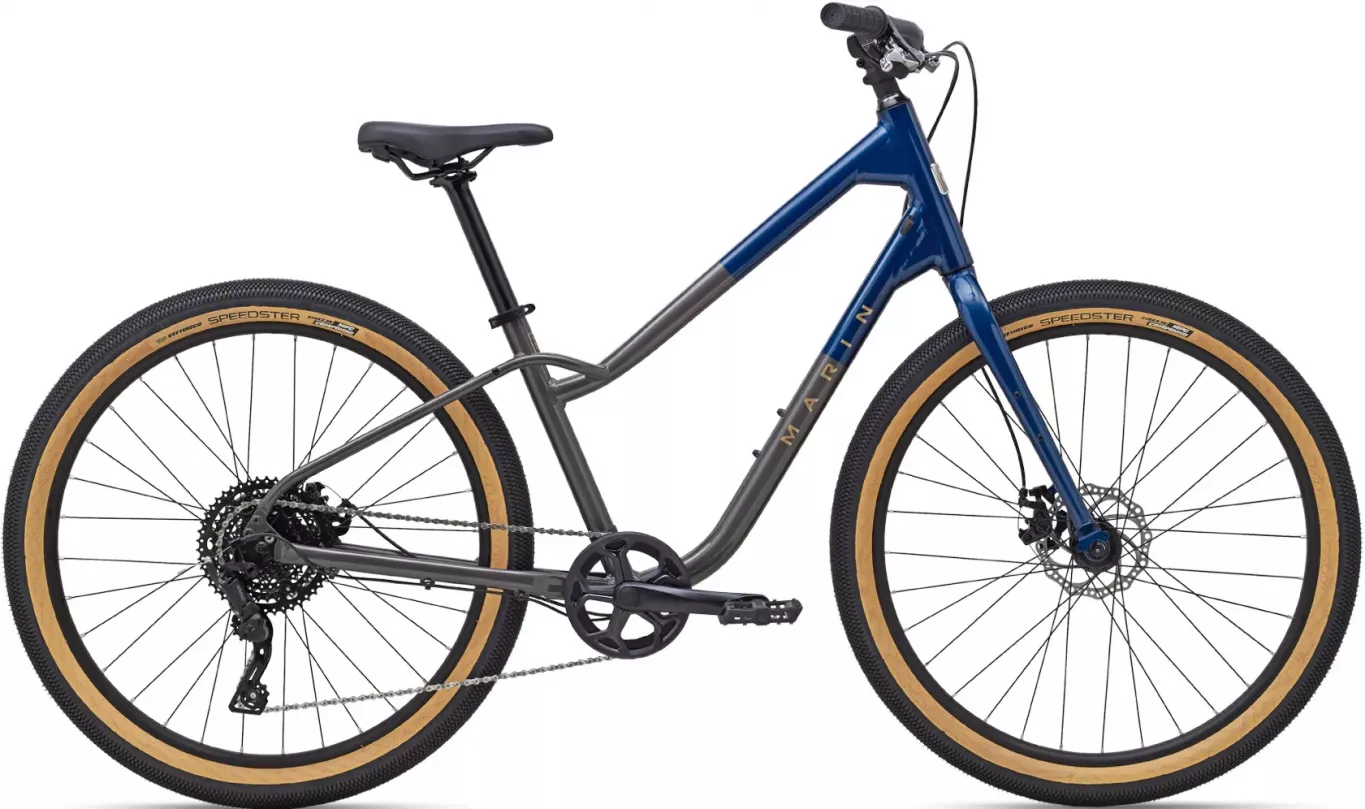 Фотография Велосипед Marin STINSON 2 27,5" размер М 2023 Серо-синий